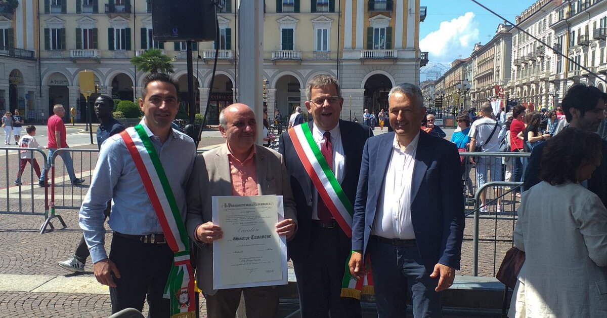 Canavese tra i sindaci di Valdieri ed Entracque, Guido Giordana e Gian Pietro Pepino, e il presidente  del Parco Piermario Giordano.