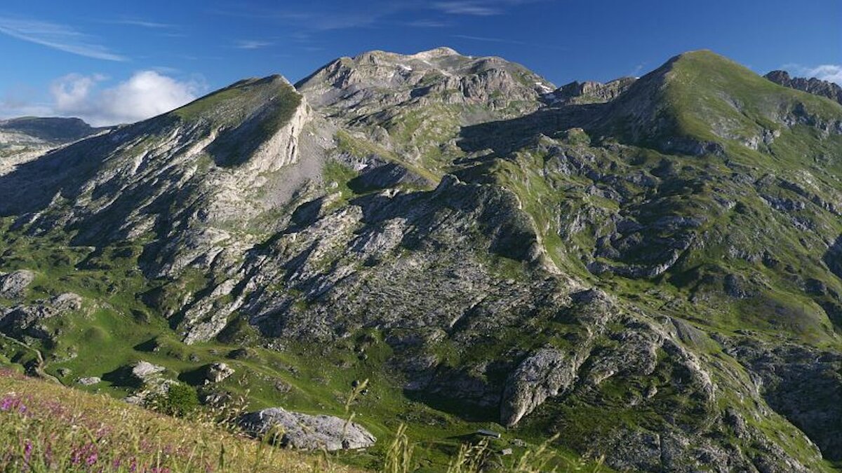 Fotografia del panorama sul Marguareis visto dal Passo di Framargal, autore R. Pockaj