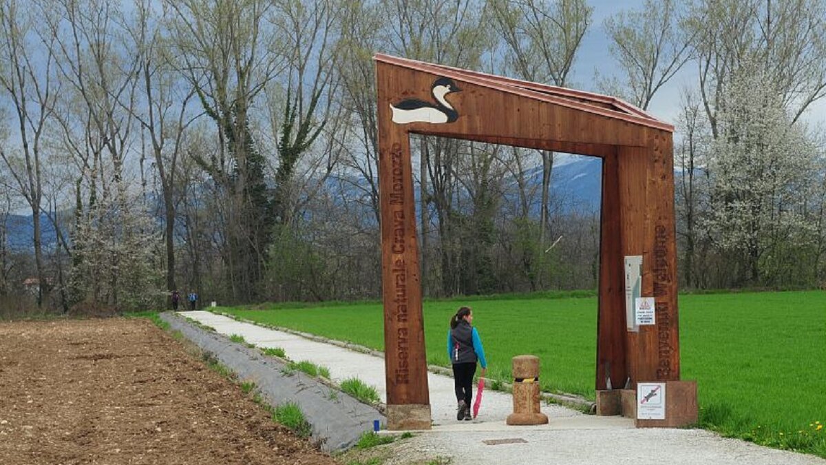 Fotografia dell'ingresso a Morozzo della Riserva | G. Bernardi