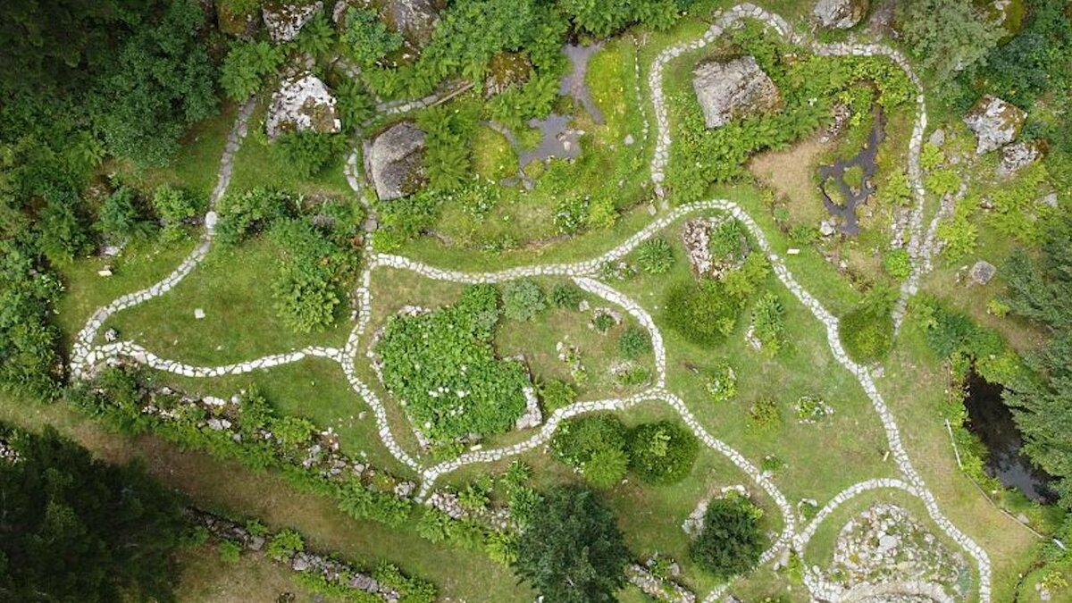 Veduta del Giardino botanico col drone | A. Rivelli