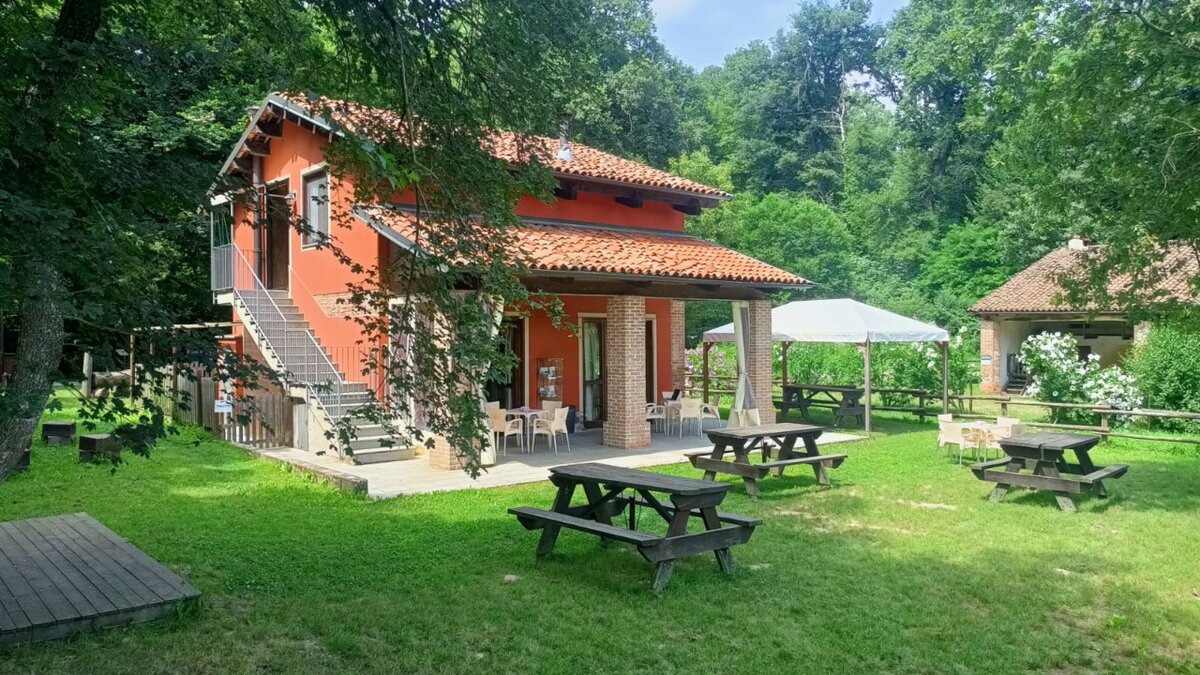Fotografia di E. Chiecchio della Foresteria dell'Oasi