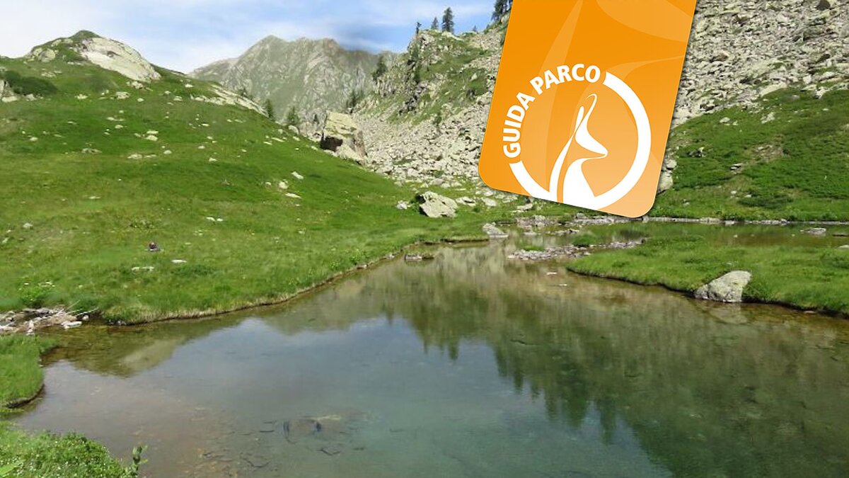 Fotografia di A. Rivelli del lago del Latous