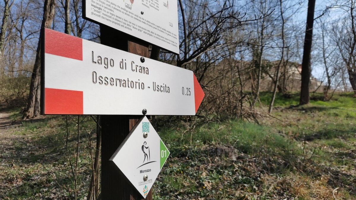 Cartello segnaletico nella Riserva | G. Bernardi