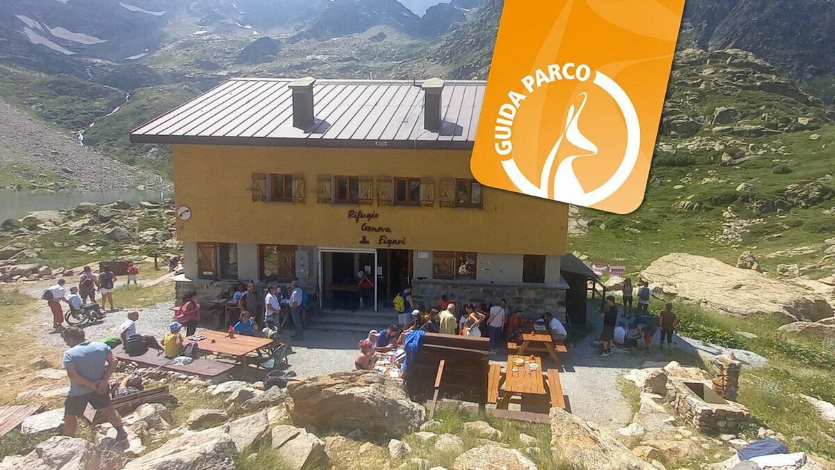 Fotografia di E. Resta del rifugio Genova Figari