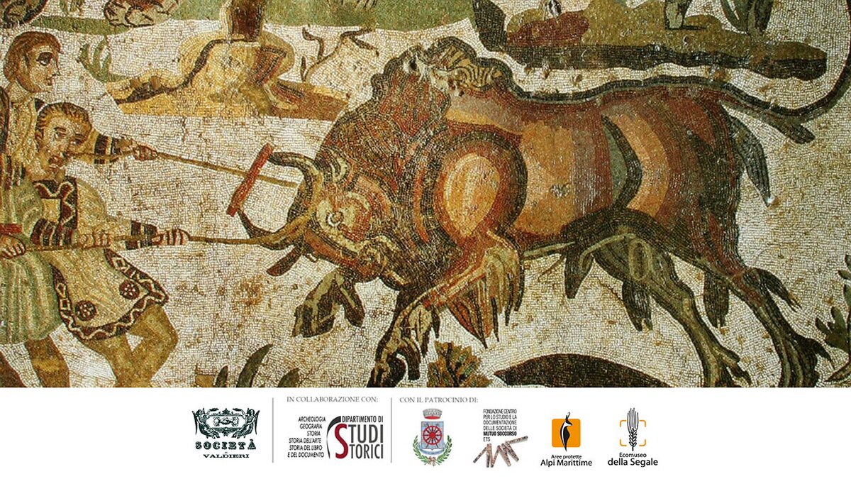 Mosaico di Piazza Armerina in Sicilia, dettaglio. Wikimedia Commons Fine descrizione fotografia.