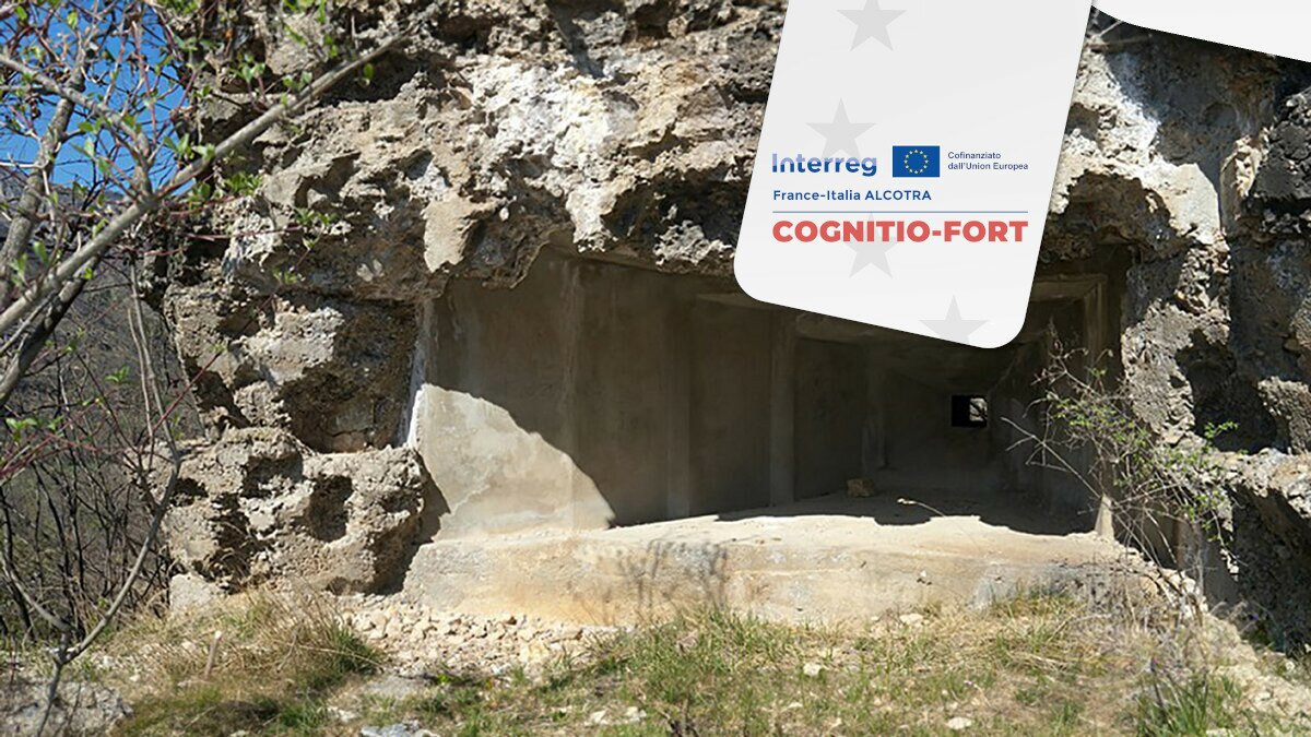 Una feritoia dell'Opera 9 del Vallo Alpino | alpicuneesi.it. Fine descrizione.