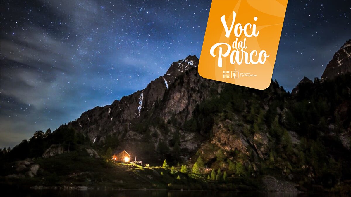 Il rifugio Dante Livio Bianco di notte